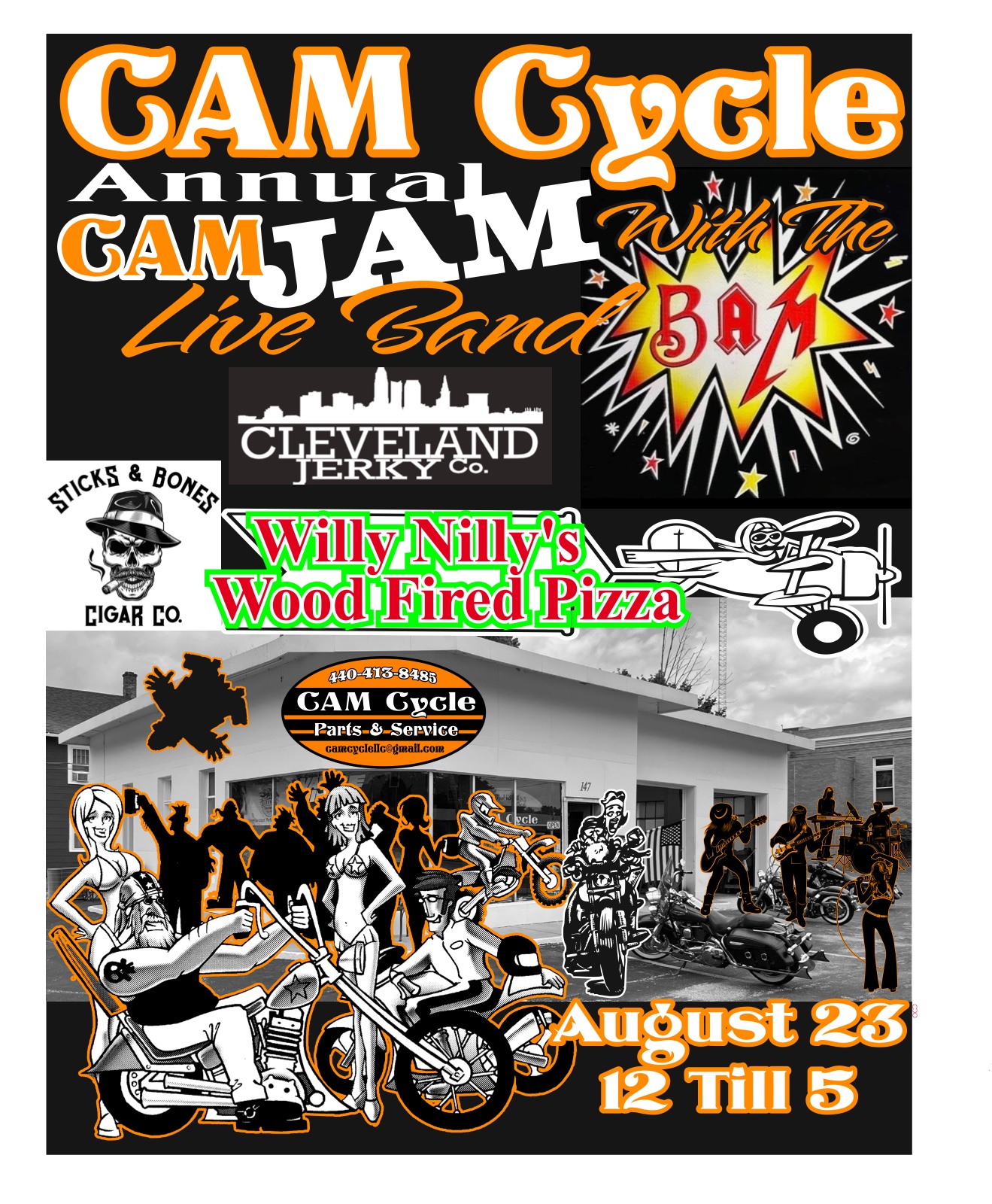 CAM Cycle Annual CamJam flyer